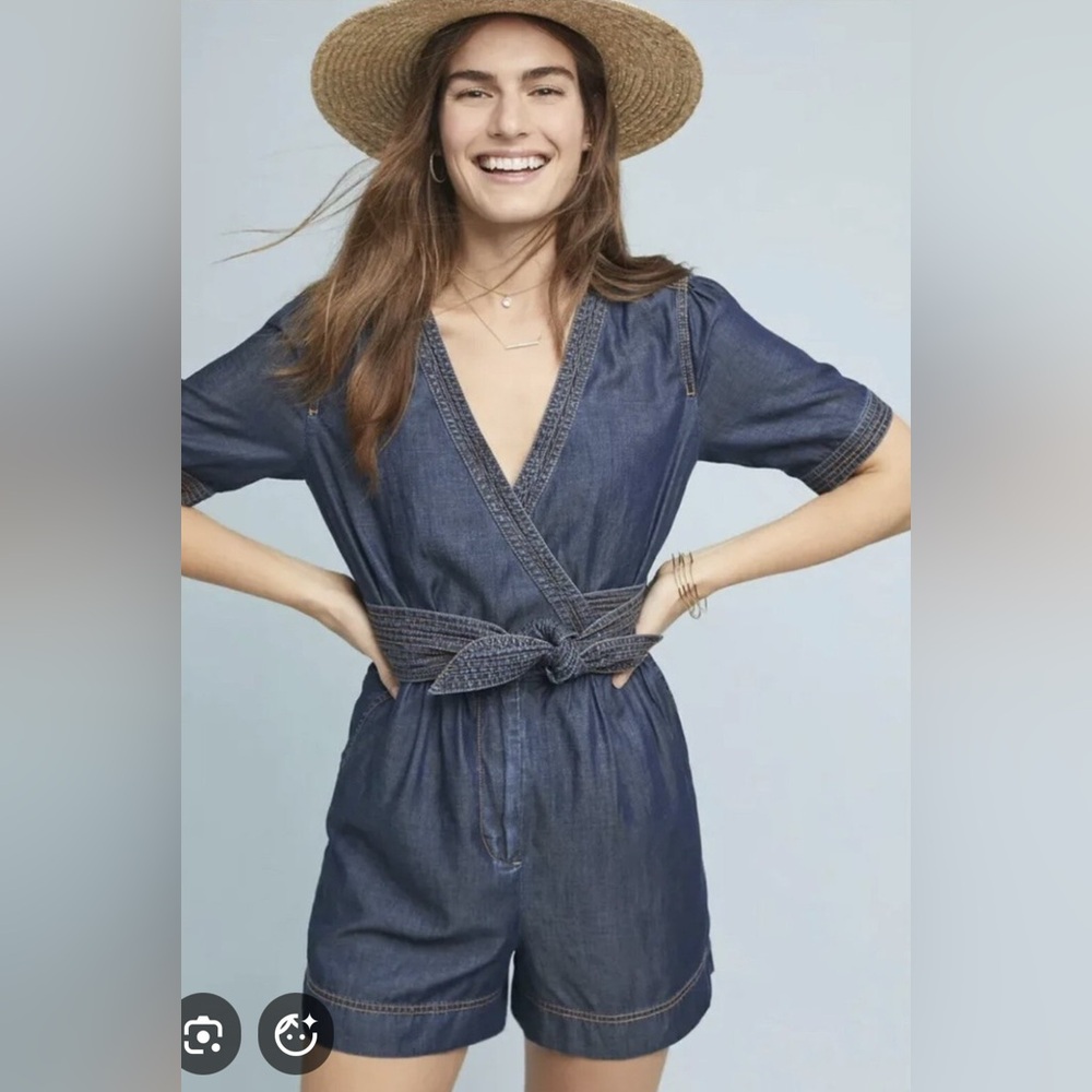 Anthropologie Pilcro Blue Denim Garment